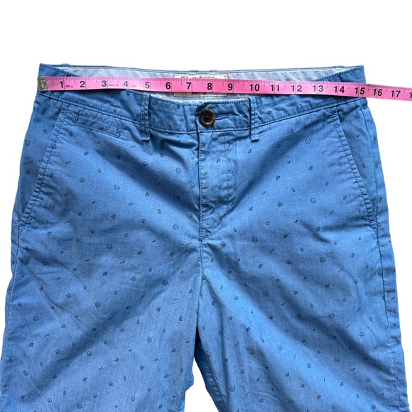Original Penguin Short Men's Slim 8" Short in Blue with Pattern Size: 30 - Picture 6 of 9